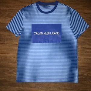 Calvin Klein Jeans Shirts - Calvin Klein Jeans Striped Ringer T-Shirt Calvin Klein Jeans Shirts - Calvin Klein Jeans Striped Ringer T-Shirt